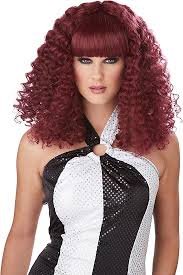 Disco Lady Wig | Burgundy