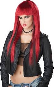 Chopstix Wig | Red & Black