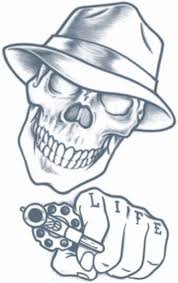 Prison Tottoo | Stick Up Skull