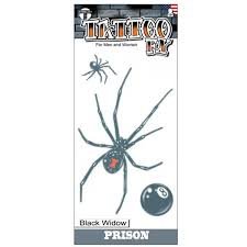 Prison Tottoo | Black Widow