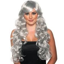 Long Curly Wig | Silver