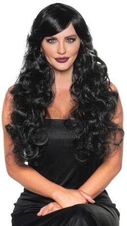 Long Curly Wig | Black