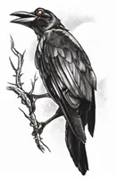 Goth Tattoo | The Raven