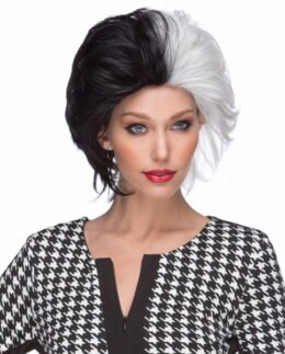 Wicked Black & White Wig
