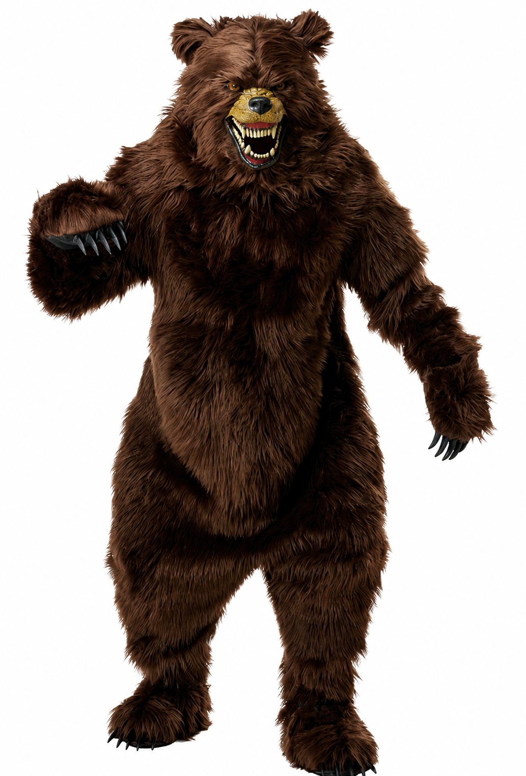 DELUXE Grizzly Bear With Motion Mask | One Size