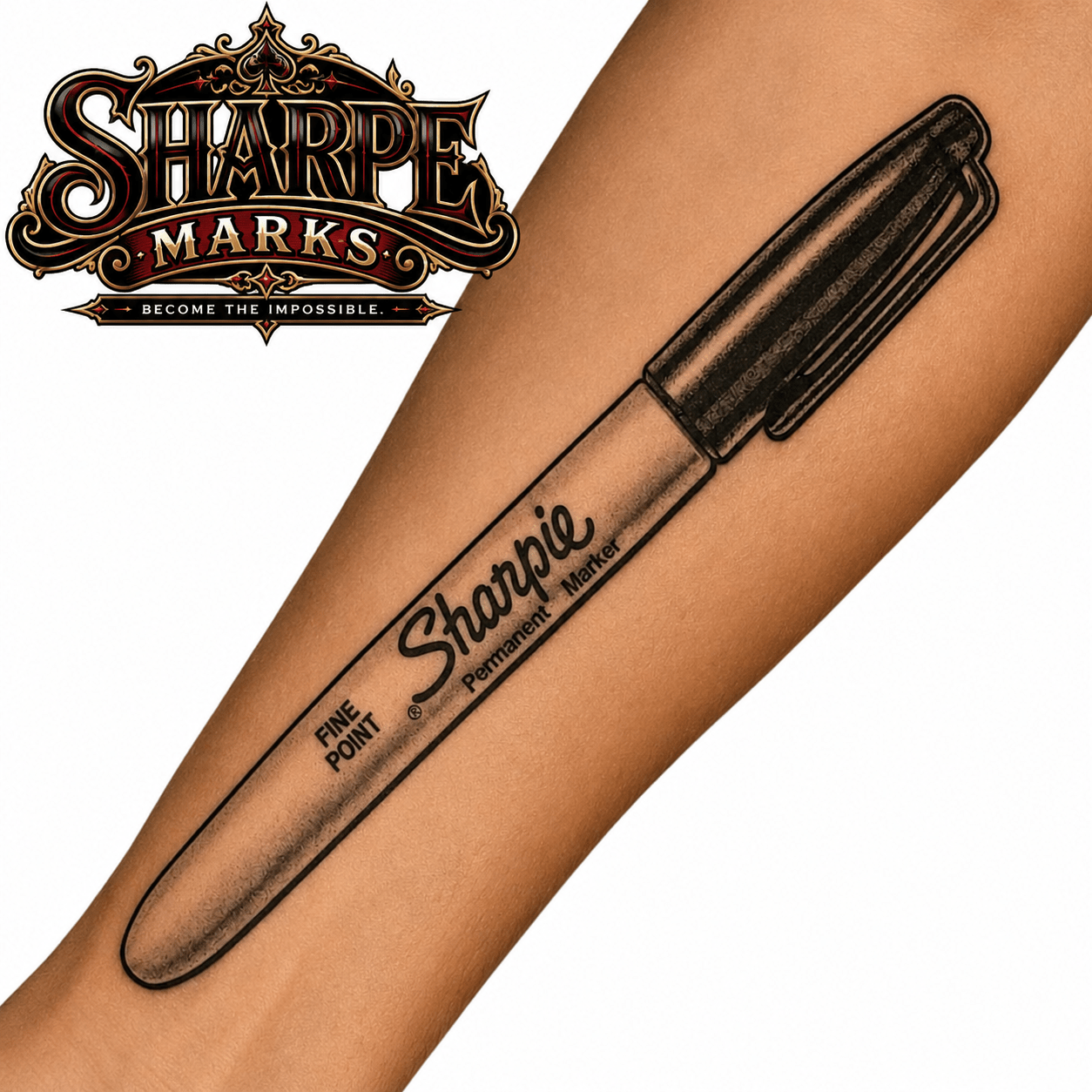 Vanishing Point | Sharpe Marks Temporary Tattoos