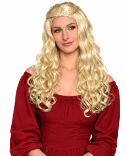 Renaissance Wig With Braids | Blonde