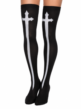 Thigh High Stockings | Swords