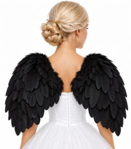 Feathered wings | Black