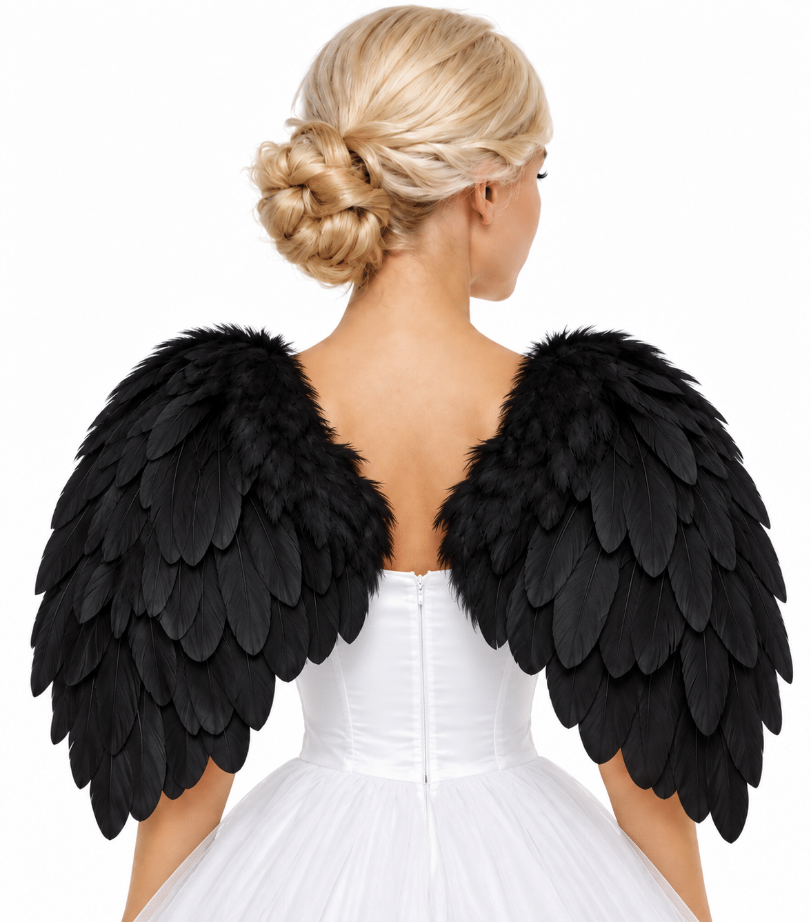 Feathered wings | Black