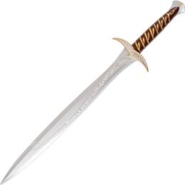 Curved foam sword
