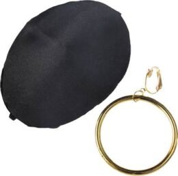 Pirate Eye Patch and Earring