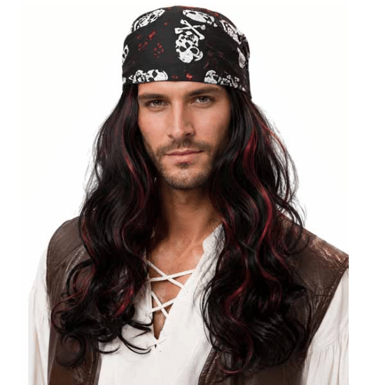 Pirate Wig with Bandana