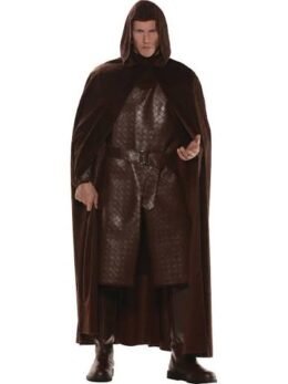 Deluxe Hooded Cape | Brown