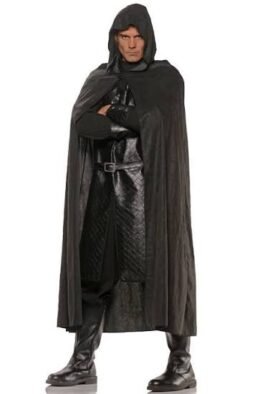 Deluxe Hooded Cape | Black