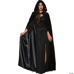Deluxe Black Velvet Cape