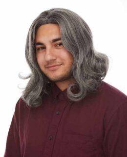 Hippie Grunge Wig | Grey