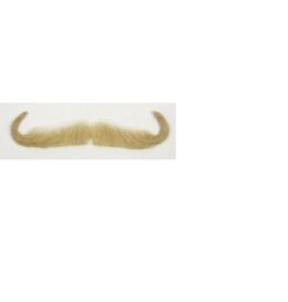 Natural Handlebar Moustache | Blonde