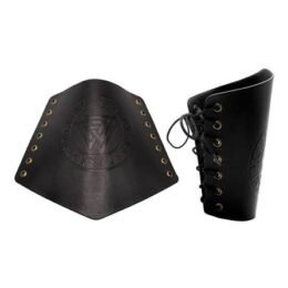 Viking Warrior Arm Guards | Black