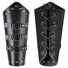 Arm Cuffs with Rings | Black
